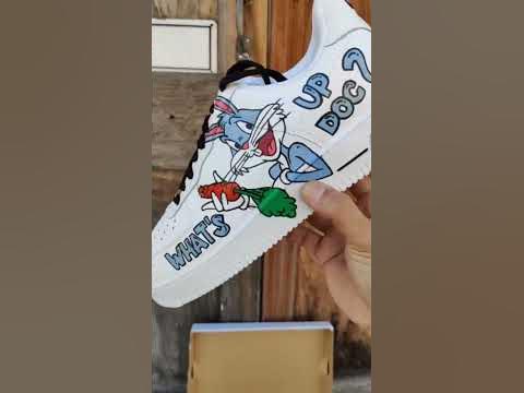 Bugs Bunny Custom Nike Af1 #shorts - YouTube