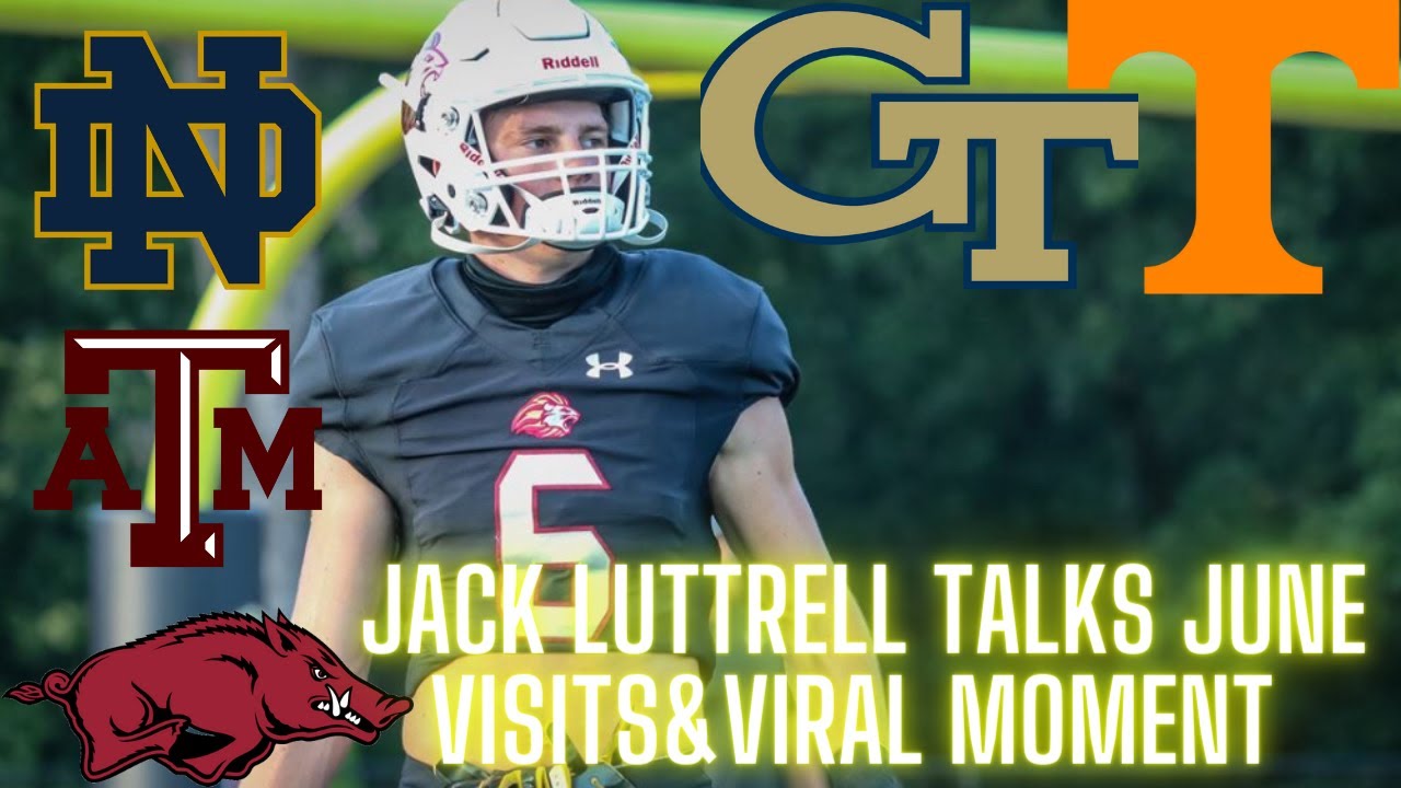 Jack Luttrell Talks Recruiting and Viral Catch at Tennessee Camp YouTube