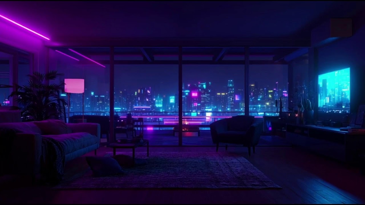 City Apartment After Midnight 🌃 Rainy Lofi to Ease the Mind