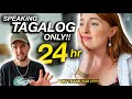 Speaking ONLY TAGALOG (FILIPINO) for 24 Hours CHALLENGE! (British Couple)