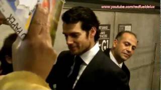 Henry Cavill Catches Fans On His Way From The Immortals World Premiere Afterparty - 2011