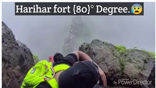 Harihar fort 80,° ! Harihar fort trekking ! Nashik
