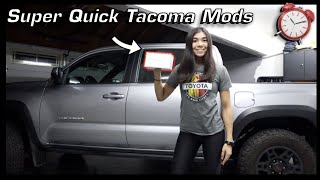 3 Minute Tacoma Mods for your 3rd Gen!