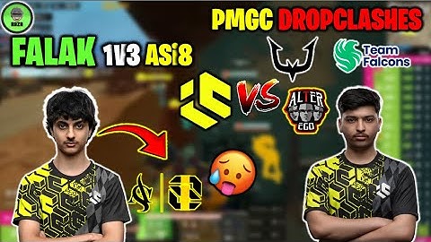 @falakpubgm 1V3 ASi8 🥵 IC IQ & FALAK ON PMGC DROPCLASHES 🔥