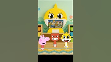 Who made them go into TV? | Anger Baby Shark Peppa Pig | Incredibox Sprunki #sprunki #incredibox