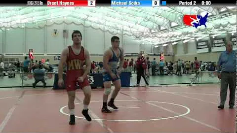 University Natls FS  96 KG / 211.5 lbs: Brent Hayn...