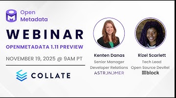 November 2025 OpenMetadata Community Meeting - Airflow, goose, and OpenMetadata 1.11