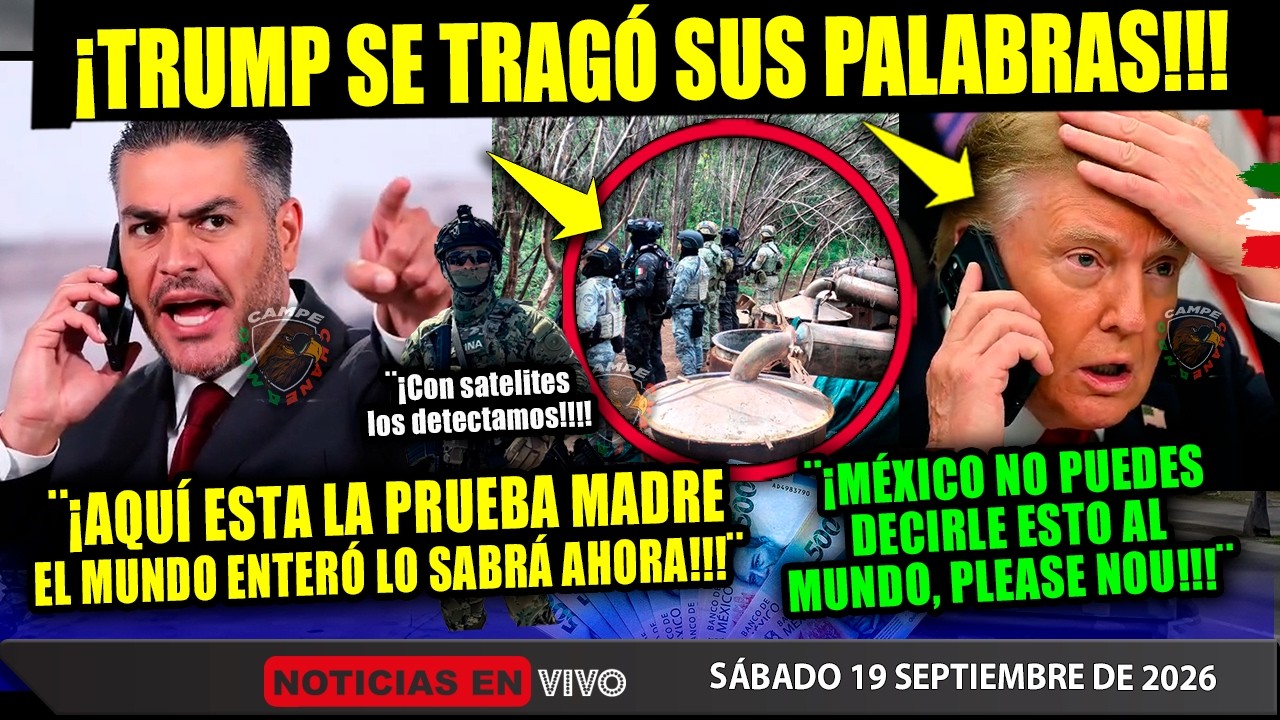 SÁBADAZO! TRUMP SE TRAGÓ SUS PALABRAS CON MÉXICO ¡HARFUCH LOGRÓ ESTA JUGADA! CAMPECHANEANDO HOY