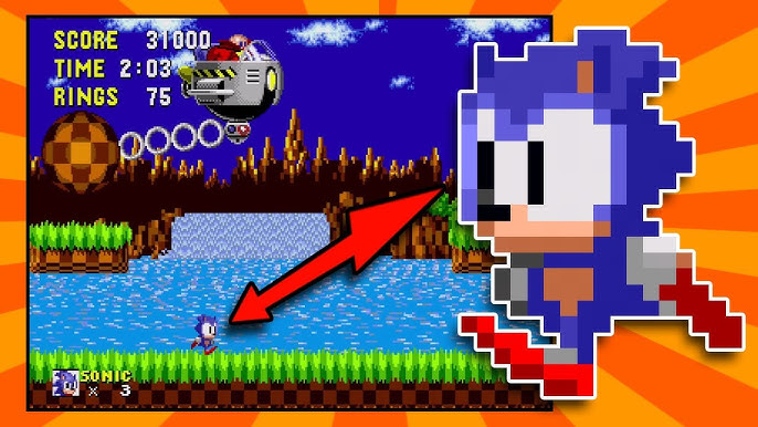 Extra #01. Memórias de Video Game: eu não jogava Sonic (Sonic the  Hedgehog). 