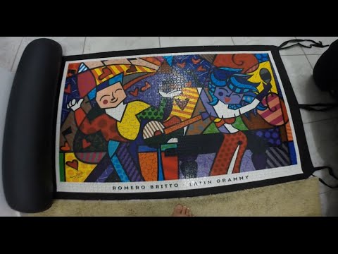 Quebra Cabeca 3 Mil Pecas Romero Britto Timelapse Youtube