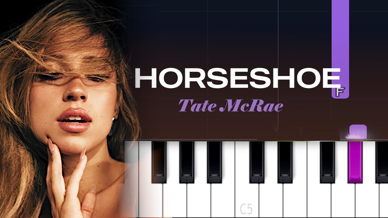 Tate McRae - HORSESHOE (Piano Tutorial)