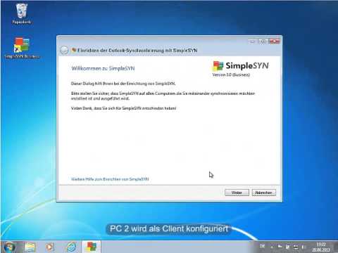 Outlook Synchronisation mit SimpleSYN