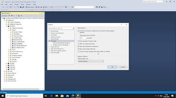 Error al modificar tabla en SQLServer Management Studio 2019 solución
