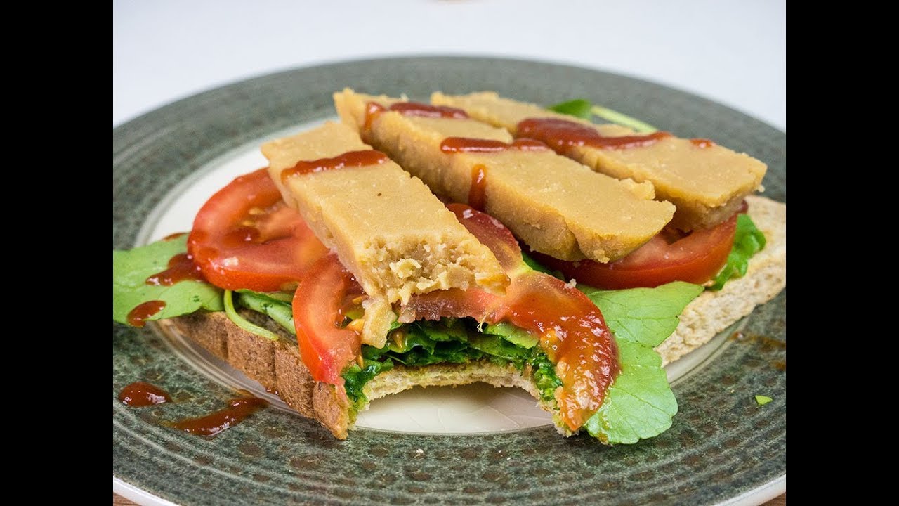Chickpea Flour Tofu Perfect For Sandwiches