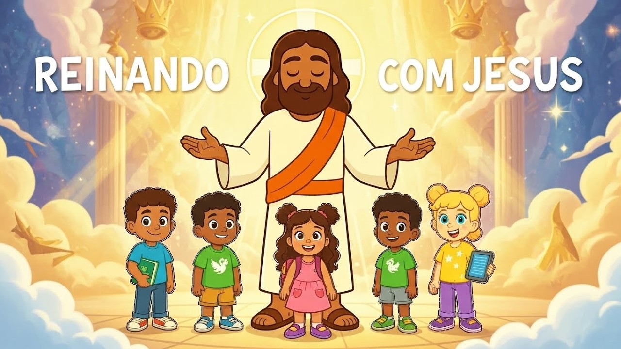 REINANDO COM JESUS I Encontradamente Kids, Job Zezz I Video Oficial