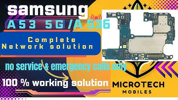 Samsung a53 5G no service solution /A536 /network problem solution /how to fix /complete video