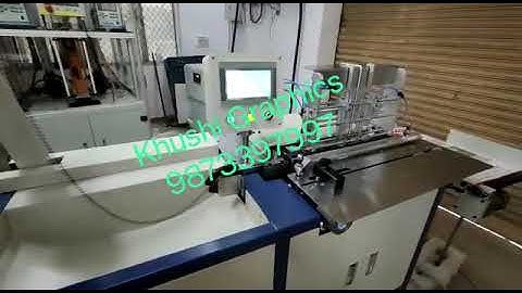 Automatic Double Loop Wiro Binding Machine | Live Demo