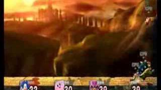 SSBB Sonic VS 3 LVL 9 Computer Players FFA @ShadnicK826
