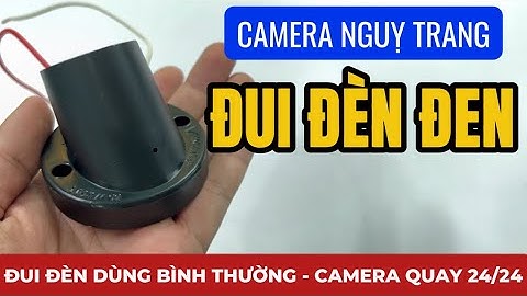 Camera Đui Đèn Đen, Camera Nguỵ Trang Đui Đèn Màu Đen Kín Đáo, Camera Nguỵ Trang Giá Rẻ