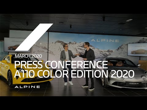 Alpine // Press Conference March 2020 - A110 Color Edition 2020