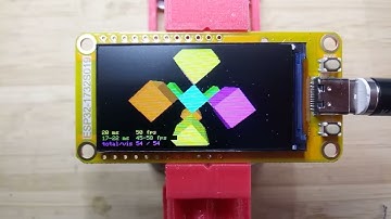 3D filled vector on ST7789 with ESP32-S3