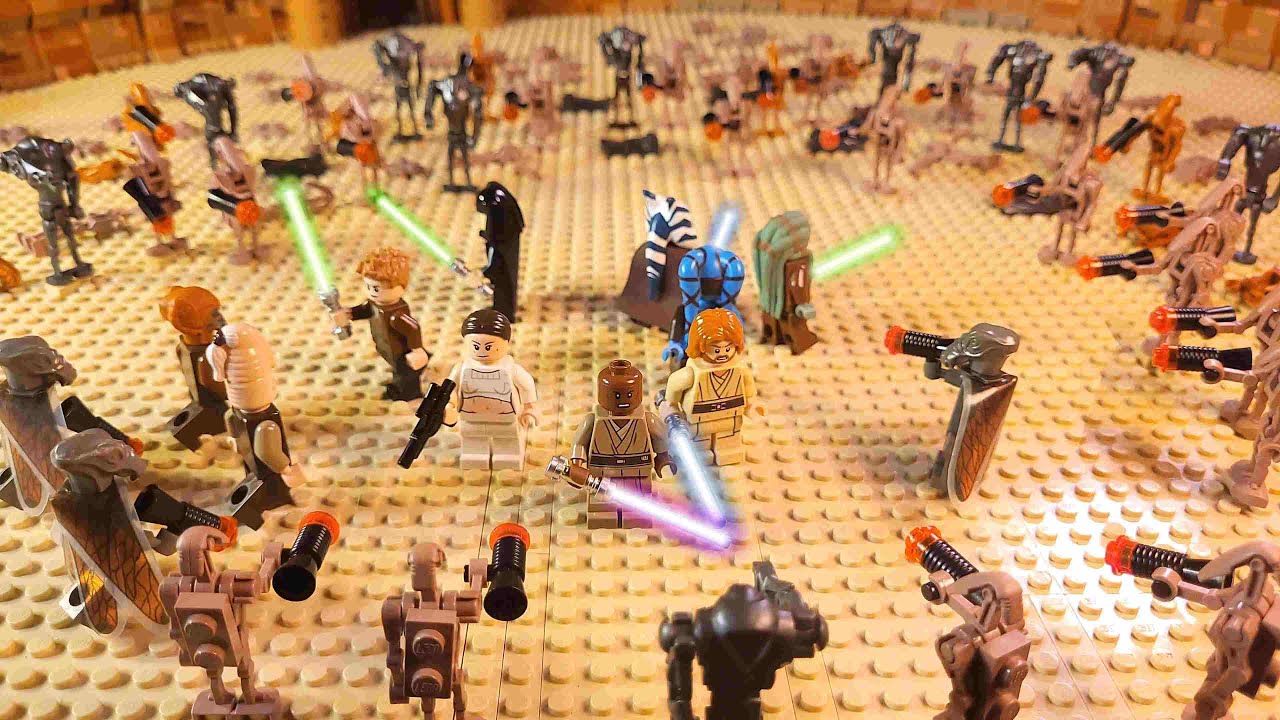 LEGO Geonosis Arena Escape (STAR WARS Brickfilm)