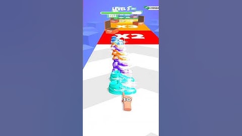 Sneaker Stack 3D Lvl. 3 #shorts #games