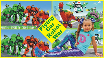 2021 Bear Robot Car Transform: Flying Car Robot War