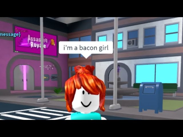 I drew a scary bacon girl for my cousin 🥓 : r/roblox