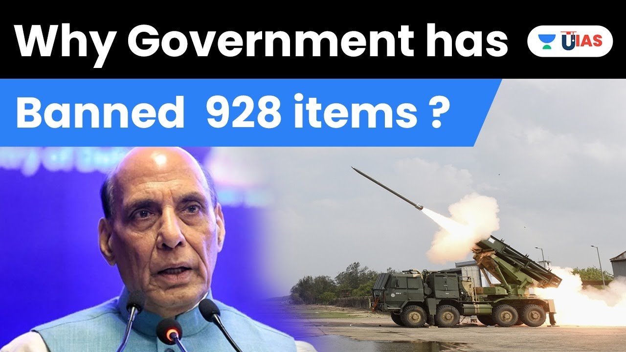 Why Government has Banned  928 items? Saurabh Pandey