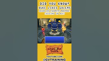 Did you know Duke Loves Golems? - Final Fantasy Fables: Chocobo Tales