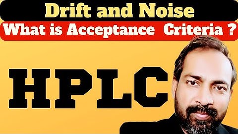 drift and noise acceptance criteria | voice of kayani