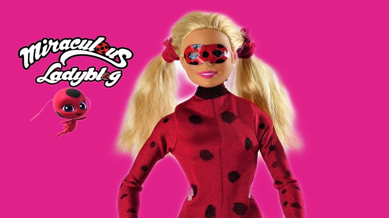 Diy Barbie Miraculous Ladybug costume. Disney Outfits for Barbie. 