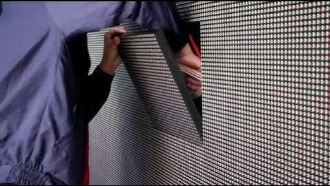 Q-Color FAM series outdoor led module fast assemble video demo