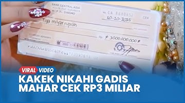 Fantastis, Kakek di Pacitan Nikahi Gadis Mahar Cek Rp3 Miliar dan Camry