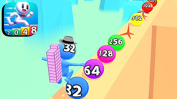 Stair Runner 2048 - All Levels Gameplay Android,ios (Part 6)