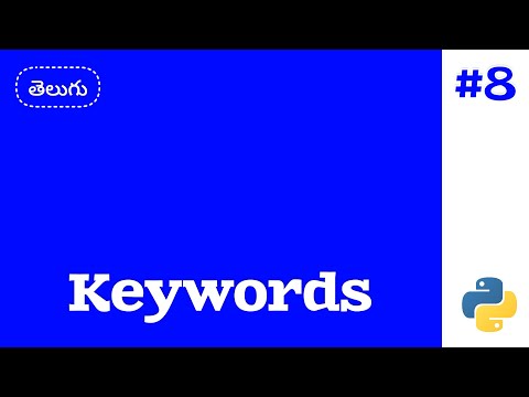 Keywords in Python #python #pythonprogramming #pythonintelugu #keywords @Z2H_Tech  #telugu #coding