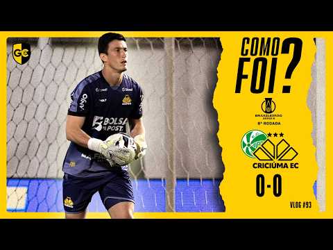 NOITE FRIA, JOGO MORNO, TORCIDA QUENTE E JUIZ... | JUVENTUDE 0x0 CRICIÚMA | COMO FOI? VLOG #93