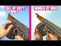 Call of Duty WW2 Guns Reload Animations vs Call of Duty World at War