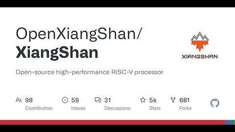GitHub - OpenXiangShan/XiangShan: Open-source high-performance RISC-V processor
