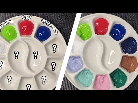 💚💙 ️👂ASMR Paint Mixing Compilation – Oddly Satisfying & Relaxing! - YouTube