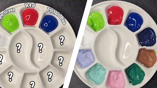 💚💙❤️👂ASMR Paint Mixing Compilation – Oddly Satisfying & Relaxing!
