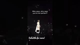 Who says- Selena gomez crying during live concert in montreal/ crowd singing out loud 🎶 🥺❤️