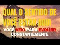 QUAL O SENTIDO DE VOCÊ ESTAR AQUI?