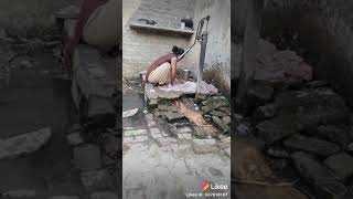 Dehati Chachi Ka Home Bathing Water Cool