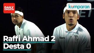 Sempat Tegang Raffi Ahmad Kalahkan Desta Di Tibatiba Tenis
