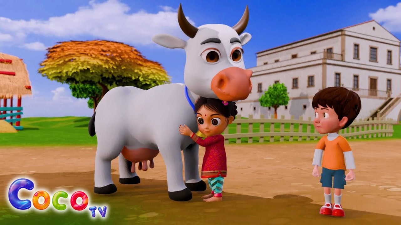 Gaiya Meri Gaiya 3D Kids Rhyme | Hindi Nursery Rhymes for Kids | Children Song | 3D Coco TV Rhymes