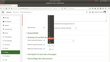 Tuto vidéo : Créer une activité Forum dans Moodle