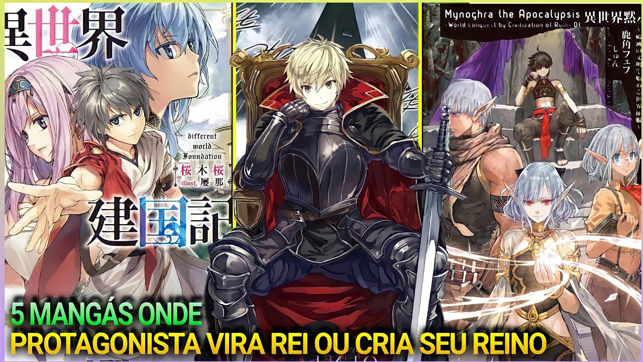 5 Animes Onde o Protagonista é um REI DEMÔNIO muito OVERPOWER