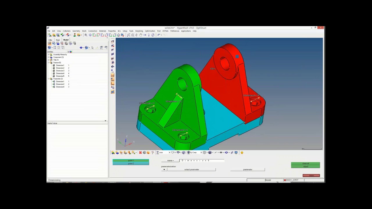 [HyperMesh] 전처리 "HyperMesh 14.0.120 업데이트 소개" YouTube